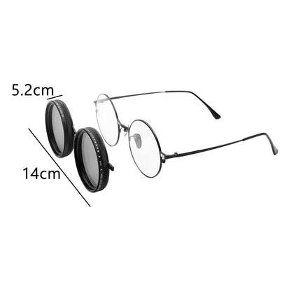 Mıknatıslı Optik Camlı Ayarlanabilir Güneş Gözlüğü